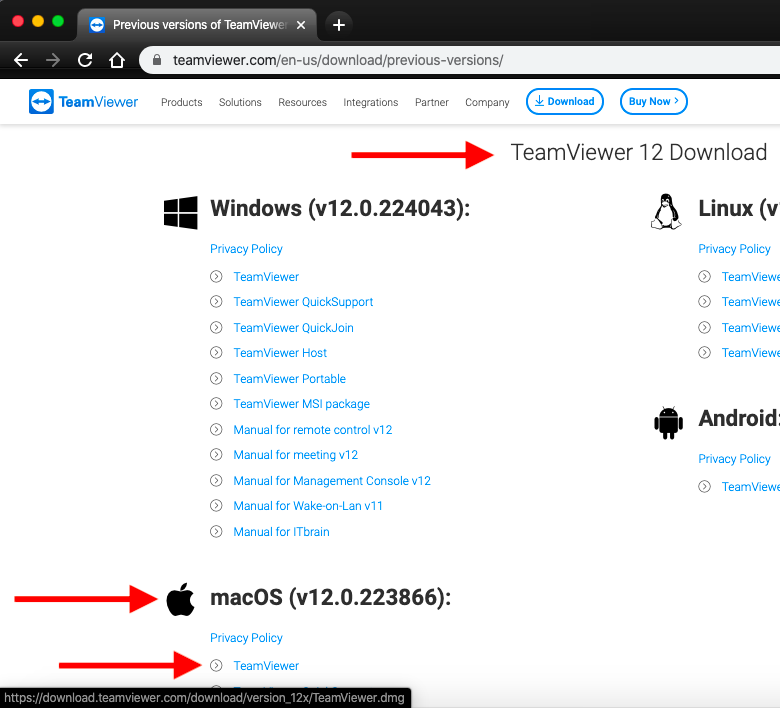 teamviewer 12 download gratis per mac
